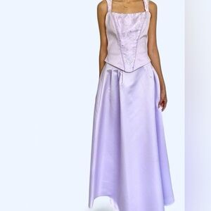 Chic Lilac Maxi Dress